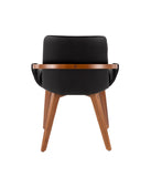 Cosmo Chair Walnut & Black