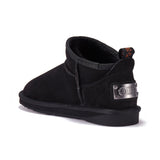 Cosy Ultra Short Black Womens Boots