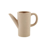 Nude Colored Speckle Ceramic Watering Can Vase