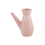 Dappled Pink Ceramic Watering Can Vase