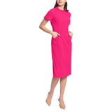 Short Sleeve Sheath Dress 1