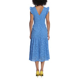 Women's Eyelet Midi Dress