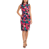 Sleeveless Floral Printed Short Dress 1