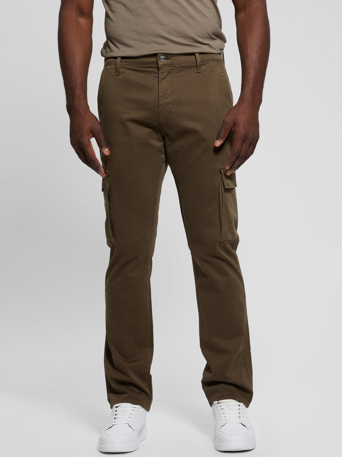 Sateen Coated Cargo Pants