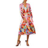 Irena Abstract Print Mini Dress