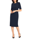 Jewel Neck Sheath Dress