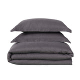 Linen Duvet Set Charcoal