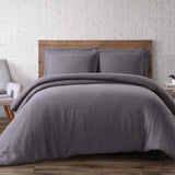 Linen Duvet Set Charcoal