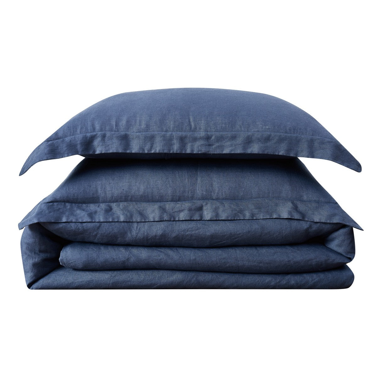 Linen Duvet Set Navy