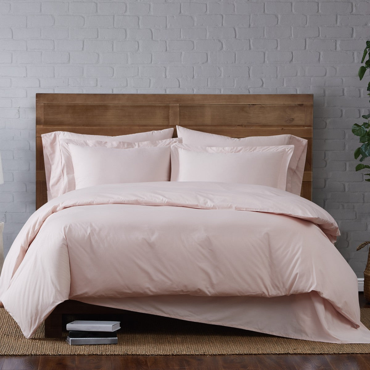 Classic Cotton Duvet Set Blush