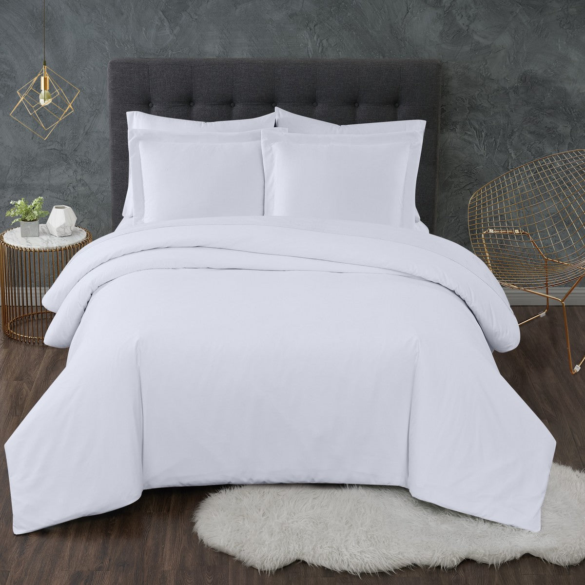 Antimicrobial Duvet Set White