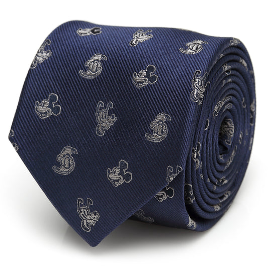 Mickey-and-Friends-Blue-Mens-Tie-Blue-1