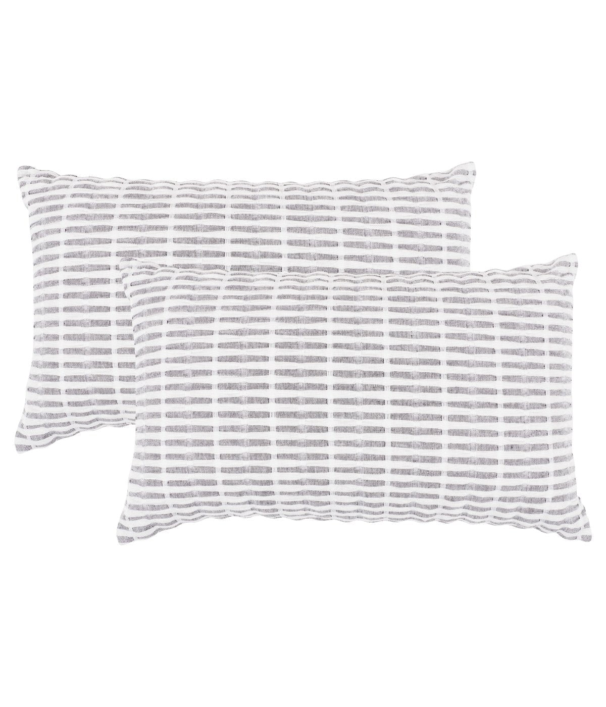 Pleated Please Pillow Cover 3 Grey