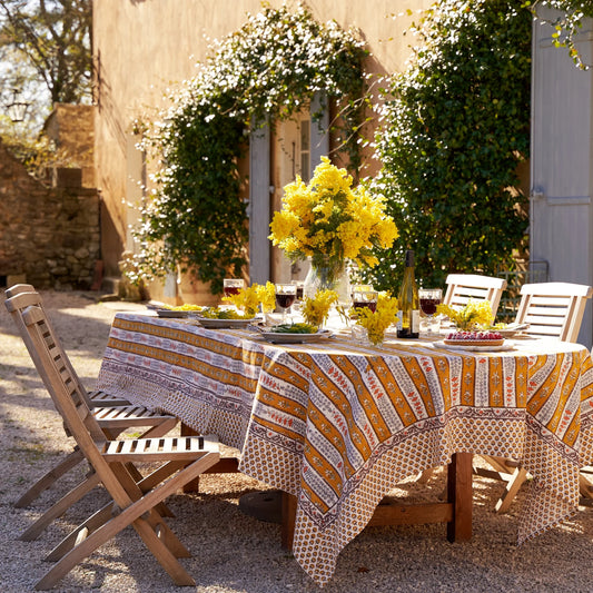 Provence Avignon Dijon/Blue Tablecloth