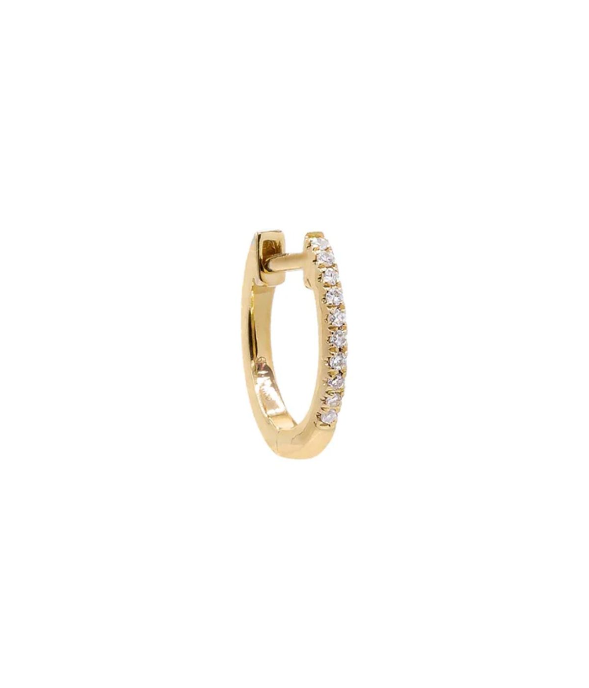 Diamond Huggie Earring 14K Gold