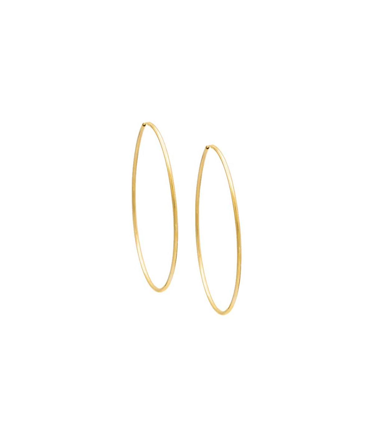 Gold Filled Endless Hoop Earring Gold