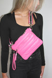 ALLIE PUFFER CROSSBODY BARBIE PINK