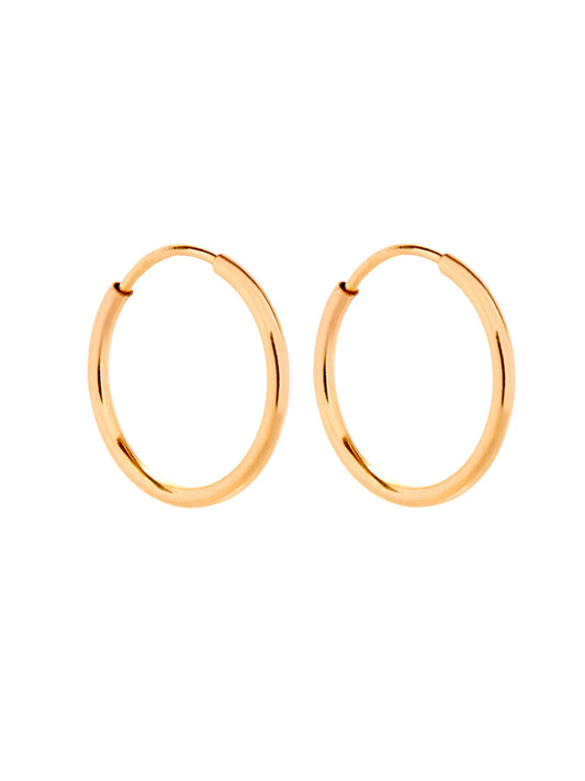 Men's 14K Gold Filled Petite Hoops