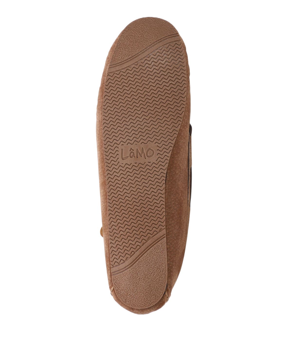 Ladies mesh-lined slipper moccasins Chestnut