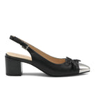 Fern Sling Back Pump Black-Sm