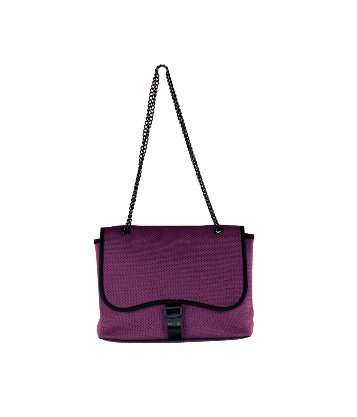 Flap Chain Bag Eggplant