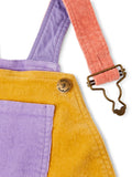 Patchwork Corduroy Overalls