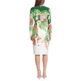 Floral Printed Midi Ladies Dress