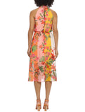 Floral Halter Neck Dress