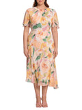 Floral Asymmetrical Dress