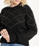 Embellished Pattern Pullover