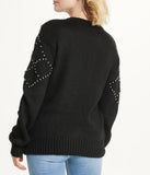 Embellished Pattern Pullover