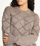 Embellished Pattern Pullover