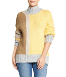 Color Block Tunic Sweater