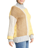 Color Block Tunic Sweater