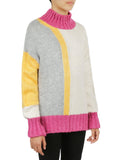 Color Block Tunic Sweater