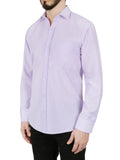 Purple Striped Dress Shirt