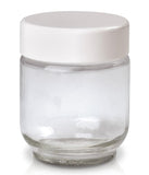 Set of 8 Glass Jars for Electric and Automatic Yogurt Makers Clear