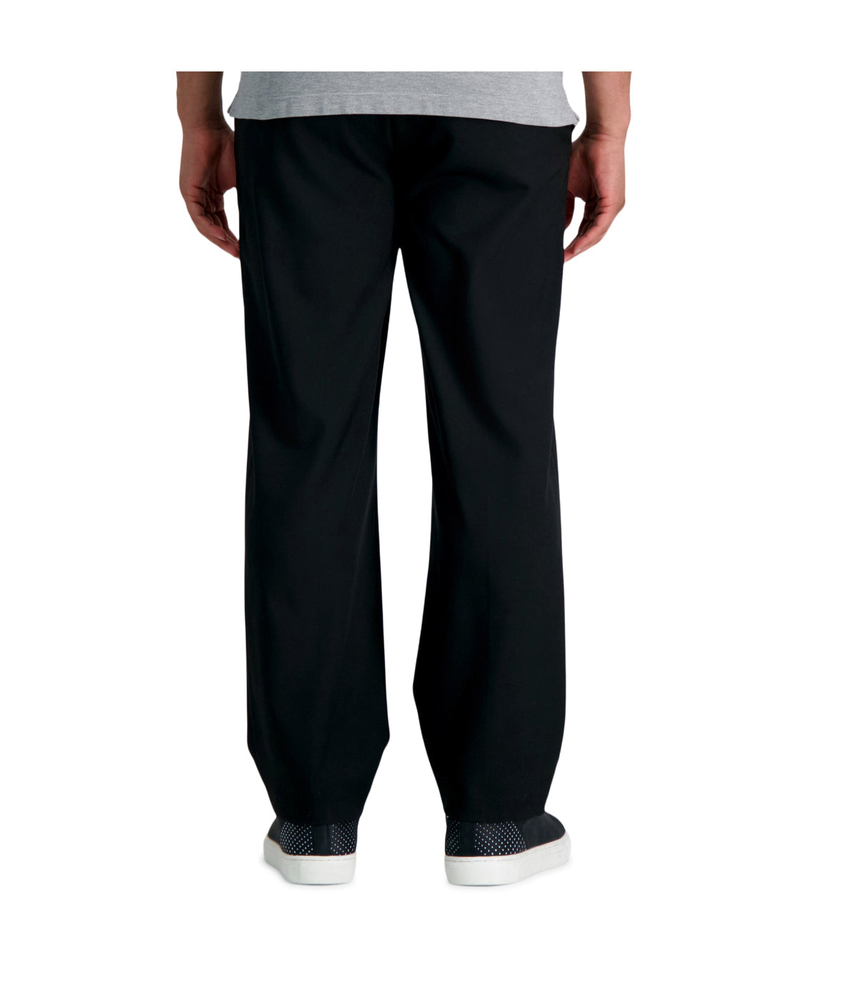 Haggar Men's Premium Comfort Dress Pant-Classic Fit Black