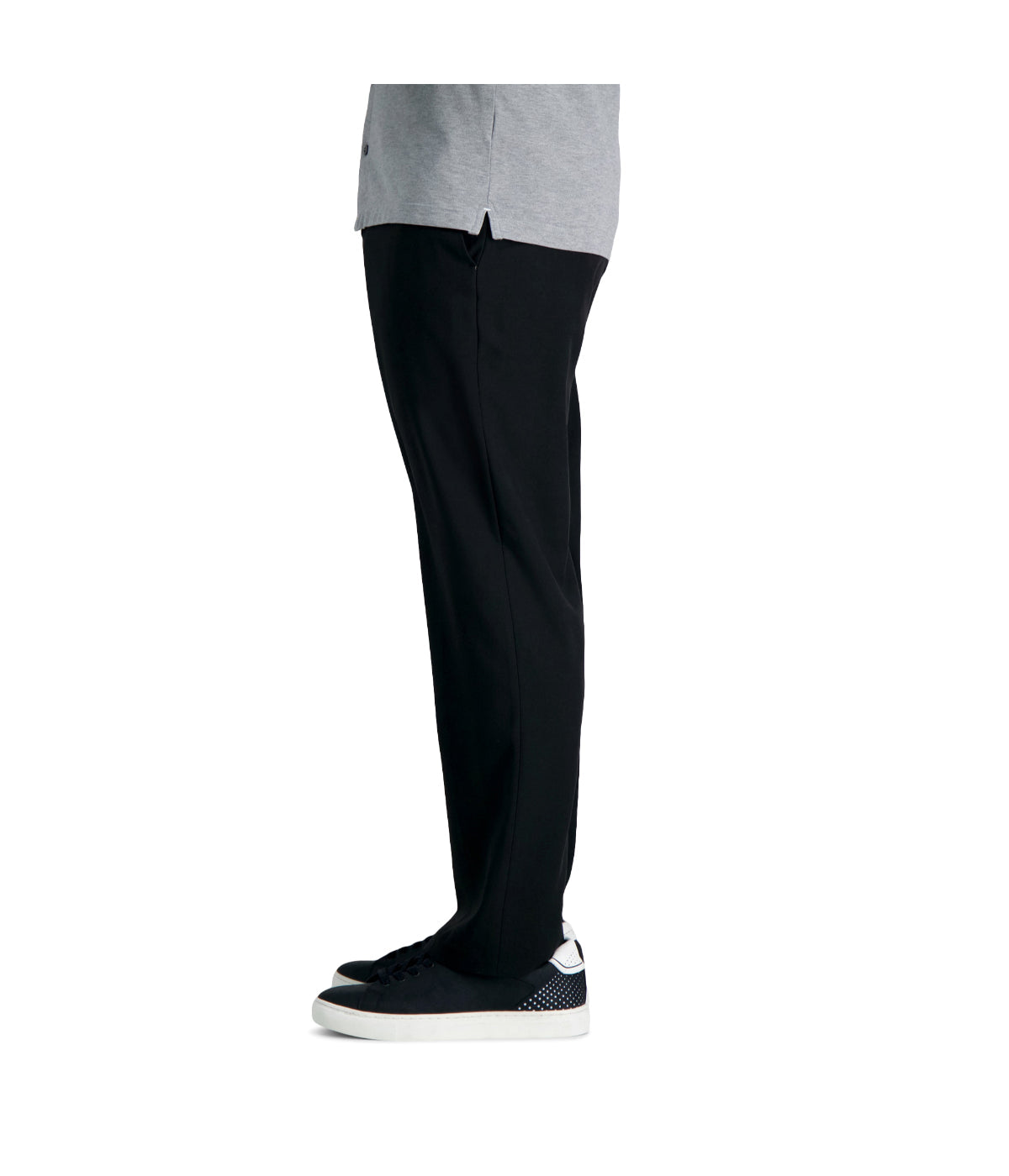 Haggar Men's Premium Comfort Dress Pant-Classic Fit Black