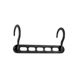 Cascading Collapsible Plastic Hangers, 20-Pack
