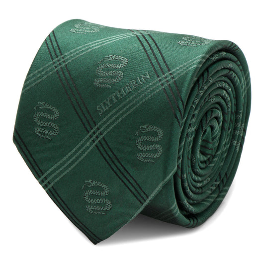 Slytherin-Plaid-Tie-Green-1