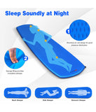 Inflatable Self Inflating Camping Sleeping Mattress With Carrying Bag Blue