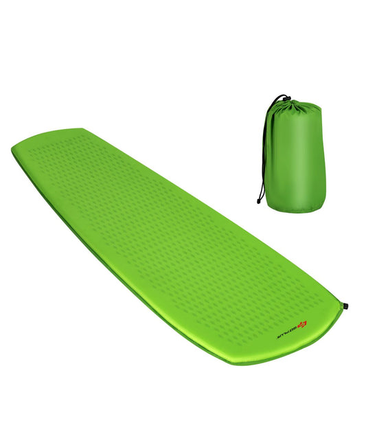 Inflatable Self Inflating Camping Sleeping Mattress With Carrying Bag Green