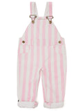 Wide Stripe Denim Overalls