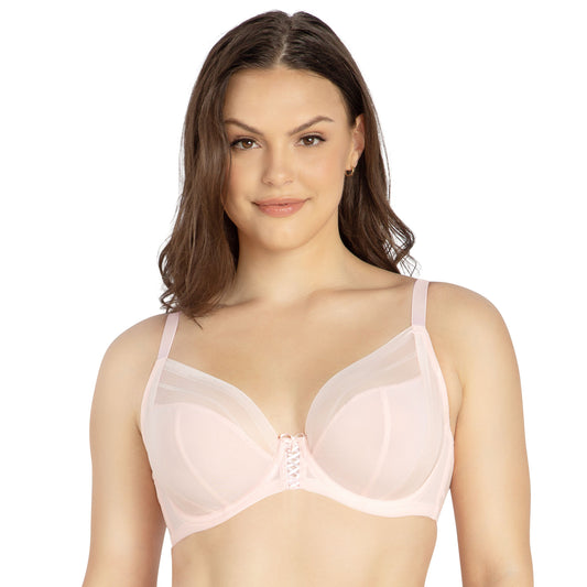 Shea Plunge Unlined Bra-Petal Pink-30D-1