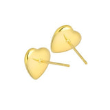 Heart Shaped Stud Earrings