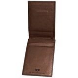 Leather Bi-fold Rifd ID Card Case Wallet