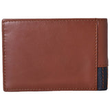 Leather Two Tone Bi-fold Rifd Wallet