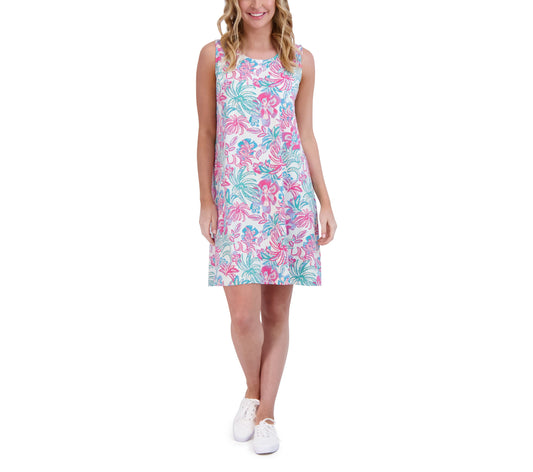 SLEEVELESS SWING DRESS