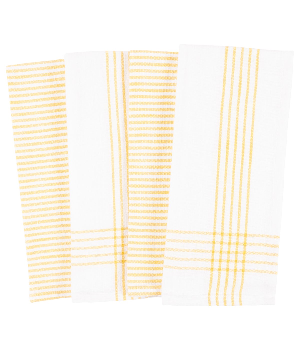 Monaco Relaxed Casual Slubbed Kitchen Towel Light Yellow